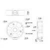 Videosec TR-JB03-H-IN Junction Box for Dome Cameras 
