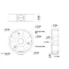 Videosec TR-JB03-H-IN Junction Box for Dome Cameras 