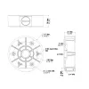 Videosec TR-JB03-I-IN Junction Box for Dome Cameras 