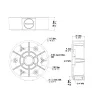 Videosec TR-JB03-I-IN Junction Box for Dome Cameras 