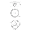 Videosec TR-JB05-B-IN Junction Box for Bullet Cameras (round)