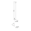 Videosec TR-SE24-A-IN Pendent mount extender pipe for TR-CM24-IN 