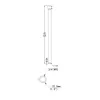 Videosec TR-SE24-A-IN Pendent mount extender pipe for TR-CM24-IN 