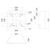 Videosec TR-UP06-B-IN Pole Mounting Bracket for Junction boses and Bullet cameras  