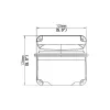 Videosec TR-WM03-D-IN Wall Mount for Dome Cameras