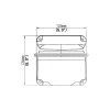 Videosec TR-WM03-D-IN Wall Mount for Dome Cameras