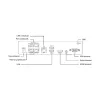 Videosec NVR-104-P4 IP PoE videó rögzítő 4cs. 1x HDD Max. felb. 6MP