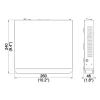 Videosec NVR-301-08LH IP NVR 8+2cs. 1x HDD Max. Res. 8MP