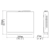 Videosec NVR-301-08IQ2 IP NVR 8cs. 1x HDD Max. Res. 12MP