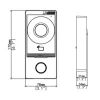 Videosec ODI-201W-S IP 1 Button Villa Door Station 2MP 124.3° IR LED WiFi+LAN+ PoE