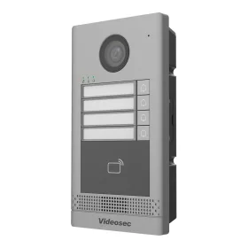   Videosec ODI-204W-R IP 4 Button Villa Door Station 2MP 124.3° IR LED LAN+ PoE
