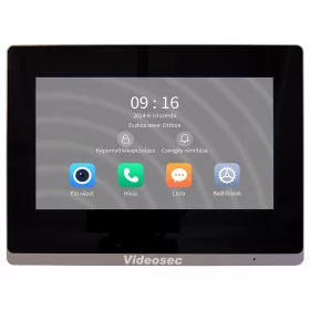   Videosec IDI-701W 7" Intercom Indoor Monitor WiFi+LAN+ PoE