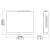 Videosec XVR-301-08Q+4 Hybrid Analog+IP Recorder 8+4cs. 1x HDD Max. Res. 8MP