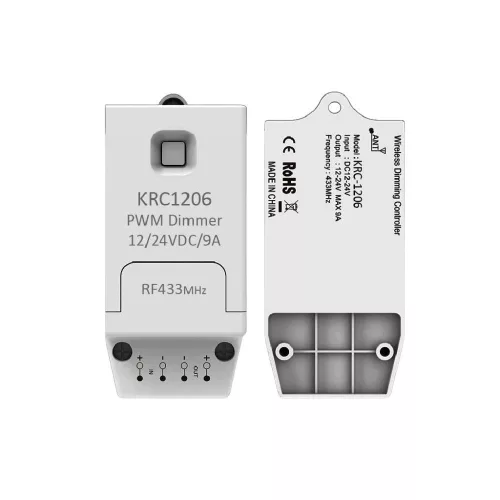 KRC1206 • LEDsec • Kinetic RF PWM LED Strip Dimmer 1Ch. 12/24V