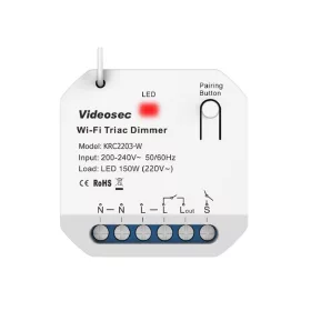   KRC2203-W • LEDsec • Kinetic Mini RF+WiFi TRIAC LED Dimmer 230V