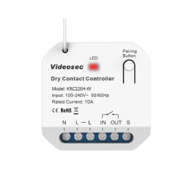   KRC2204-W • LEDsec • Kinetic Wireless RF+WiFi Mini Contactor 1Ch. 230V