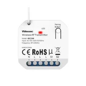   KRC2208 • LEDsec • Kinetic Wireless RF ON/OFF Switch 2Ch. 230V
