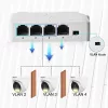 Videosec PS03FE+1PD-DIN PD PoE Switch