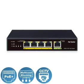 Videosec PS04PGE+1PD PD PoE Switch