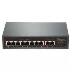 Videosec PS08FE+2FE-V2 PoE Switch