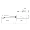 Videosec PoE-48W CCTV Waterproof PoE Splitter