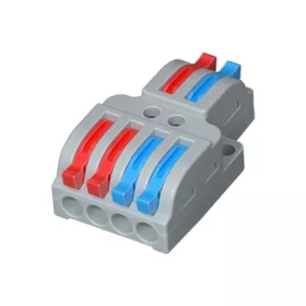   LT-422 LEDsec 2x2 Way Quick Spring Wire Connector 0,5-2,5mm² 50pcs/pck   