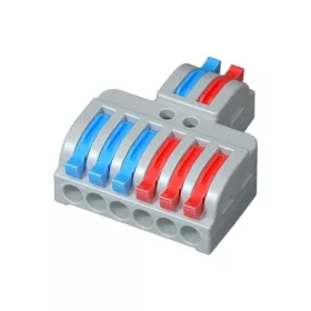   LT-623 LEDsec 2x3 Way Quick Spring Wire Connector 0,5-2,5mm² 40pcs/pck   