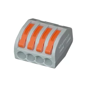   PT-214 LEDsec 4 Wire Qick Spring Connector 0,5-2,5mm² 50pcs/pck   