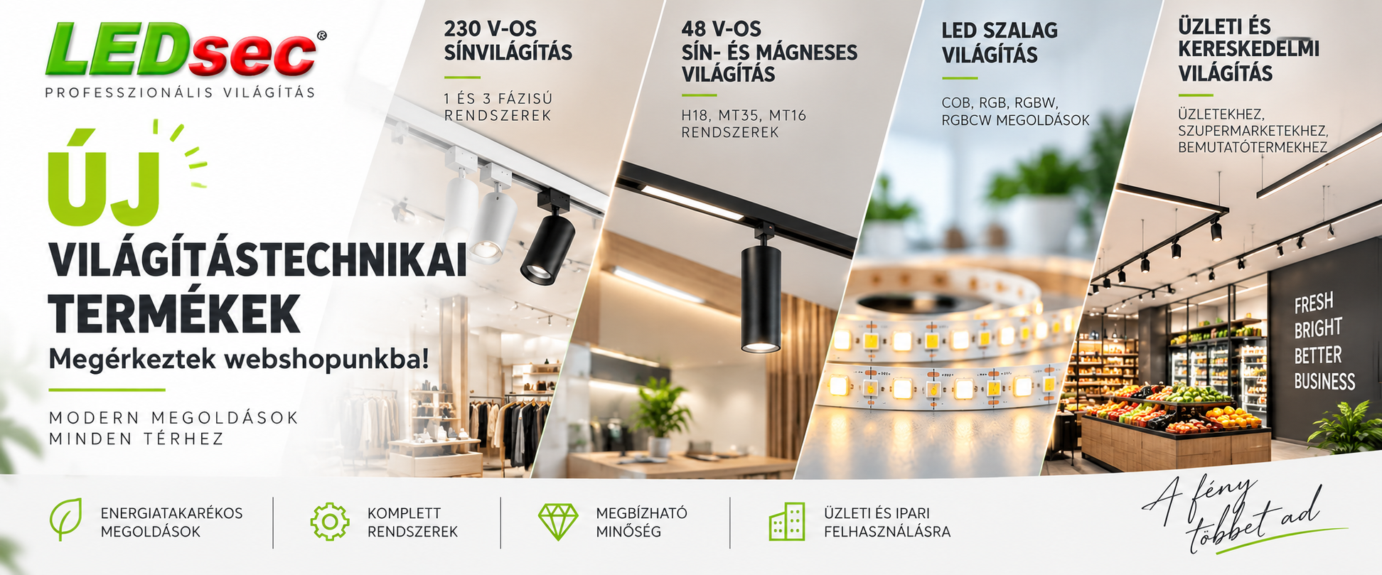 LEDsec új világítástechnikai termékek